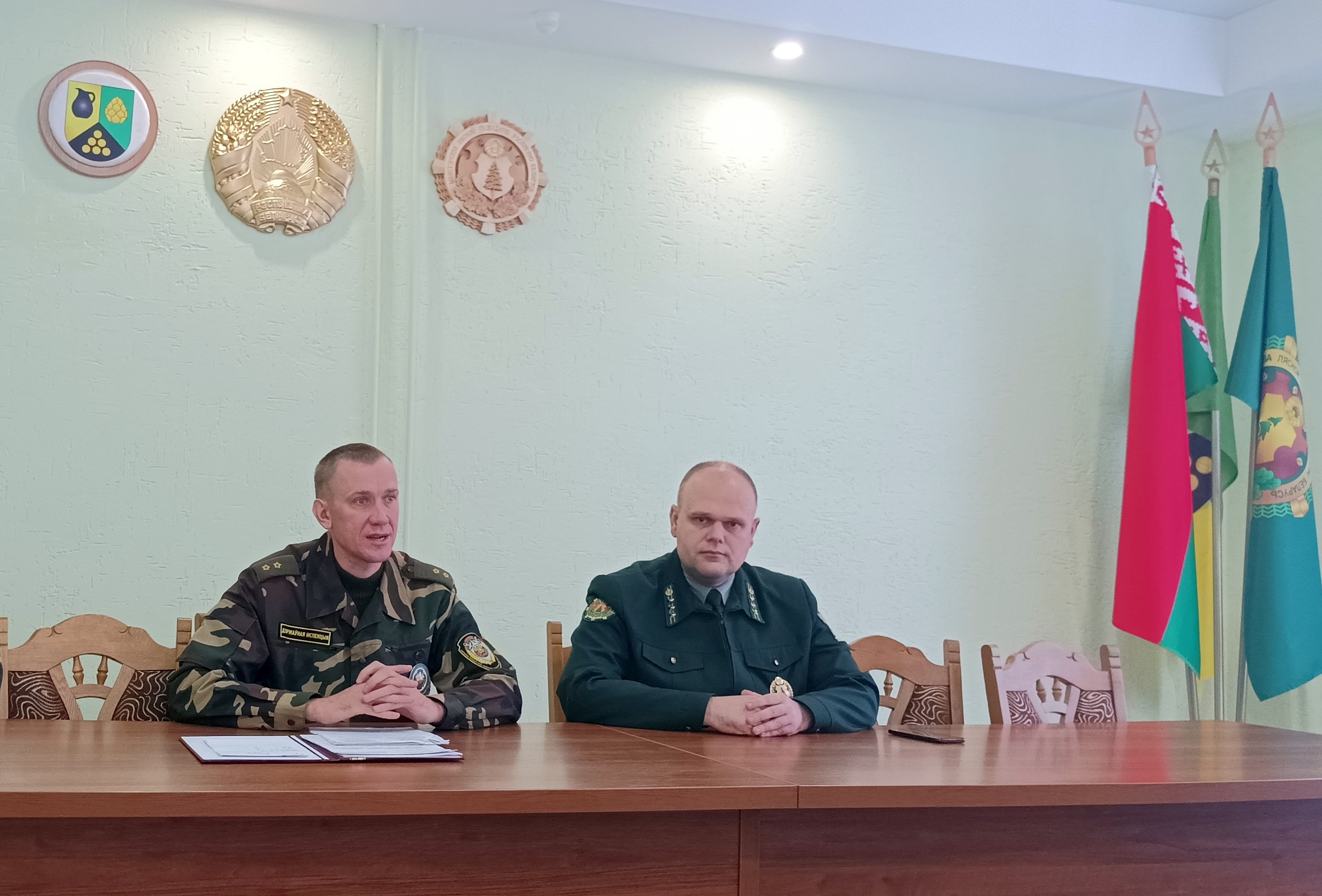 Сегодня в Богушевском лесхозе прошла встреча