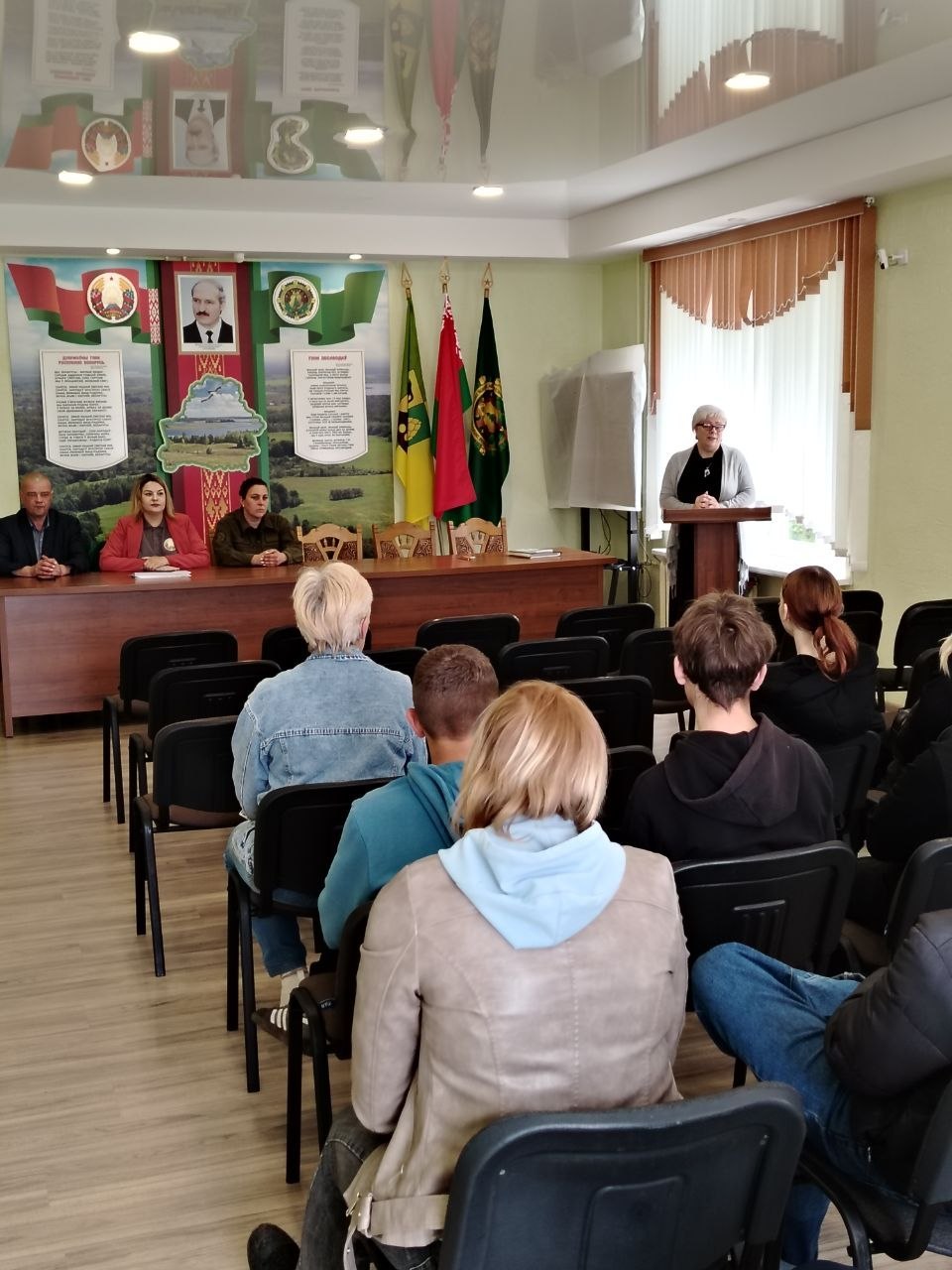 Состоялась встреча с участниками студенческого отряда