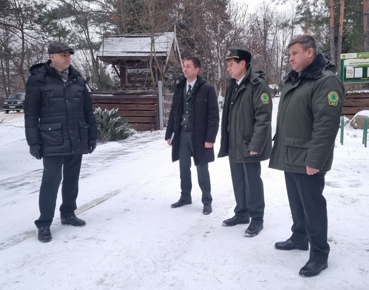 Выездное заседание коллегии Минлесхоза